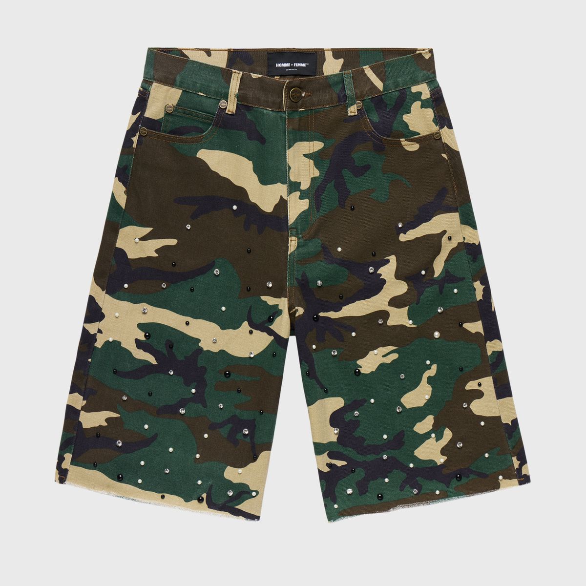 homme-femme-camo-gemstone-shorts-6-rings-clothing