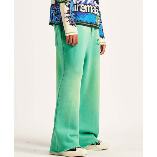 diet-starts-monday-chainstitch-baggy-sweatpants-green-6-rings-clothing