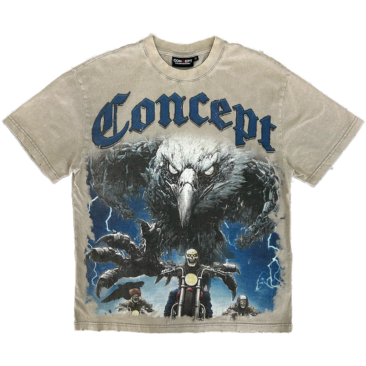 Concept LA | Black Hawk Tee - Grey