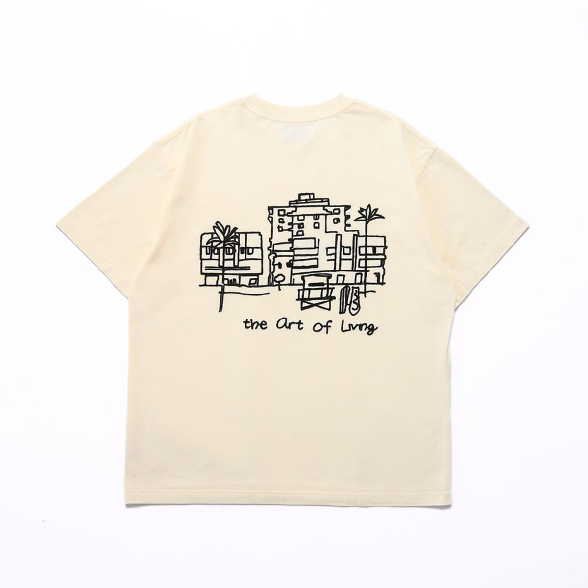 Elements of Art | Resort Doodle Tee - Cream