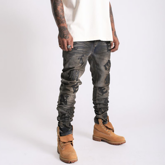 elements-of-art-scattered-skinny-jean-gothic-leather-patch-6-rings-clothing