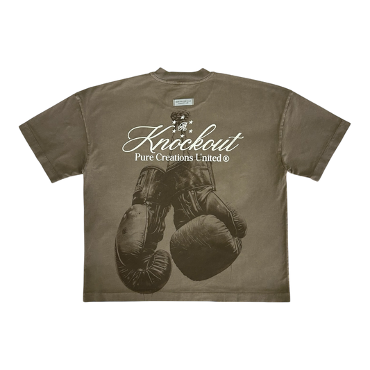 pure-creation-united-knockout-gloves-tee-mens-brown-wash-t-shirt-oversize-fit-6-rings-clothing