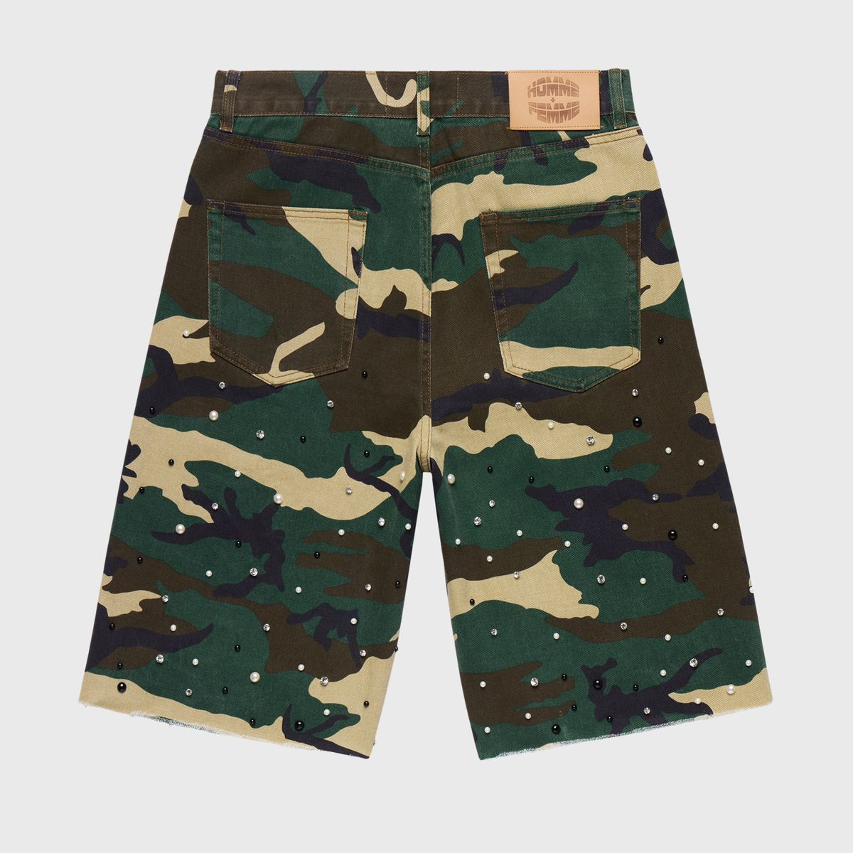 homme-femme-camo-gemstone-shorts-6-rings-clothing