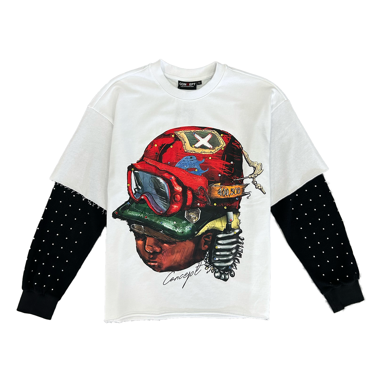 concept-la-captain-x-rhinestone-layered-tee-white-6-rings-clothing