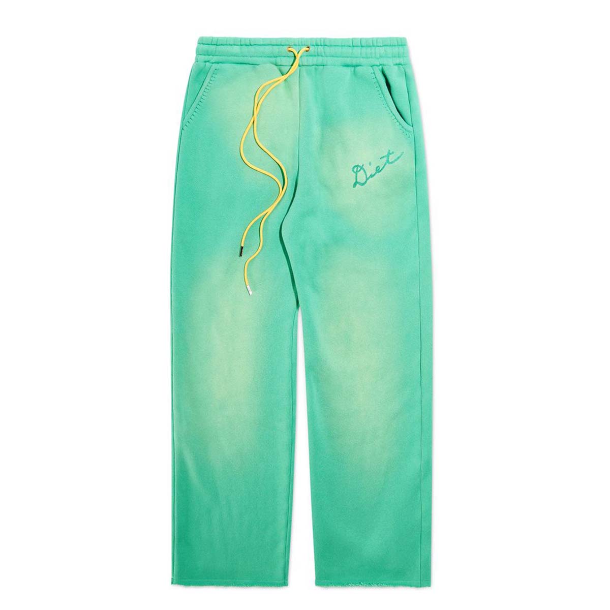 diet-starts-monday-chainstitch-baggy-sweatpants-green-6-rings-clothing