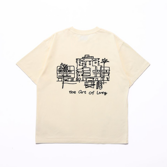 Elements of Art | Resort Doodle Tee - Cream