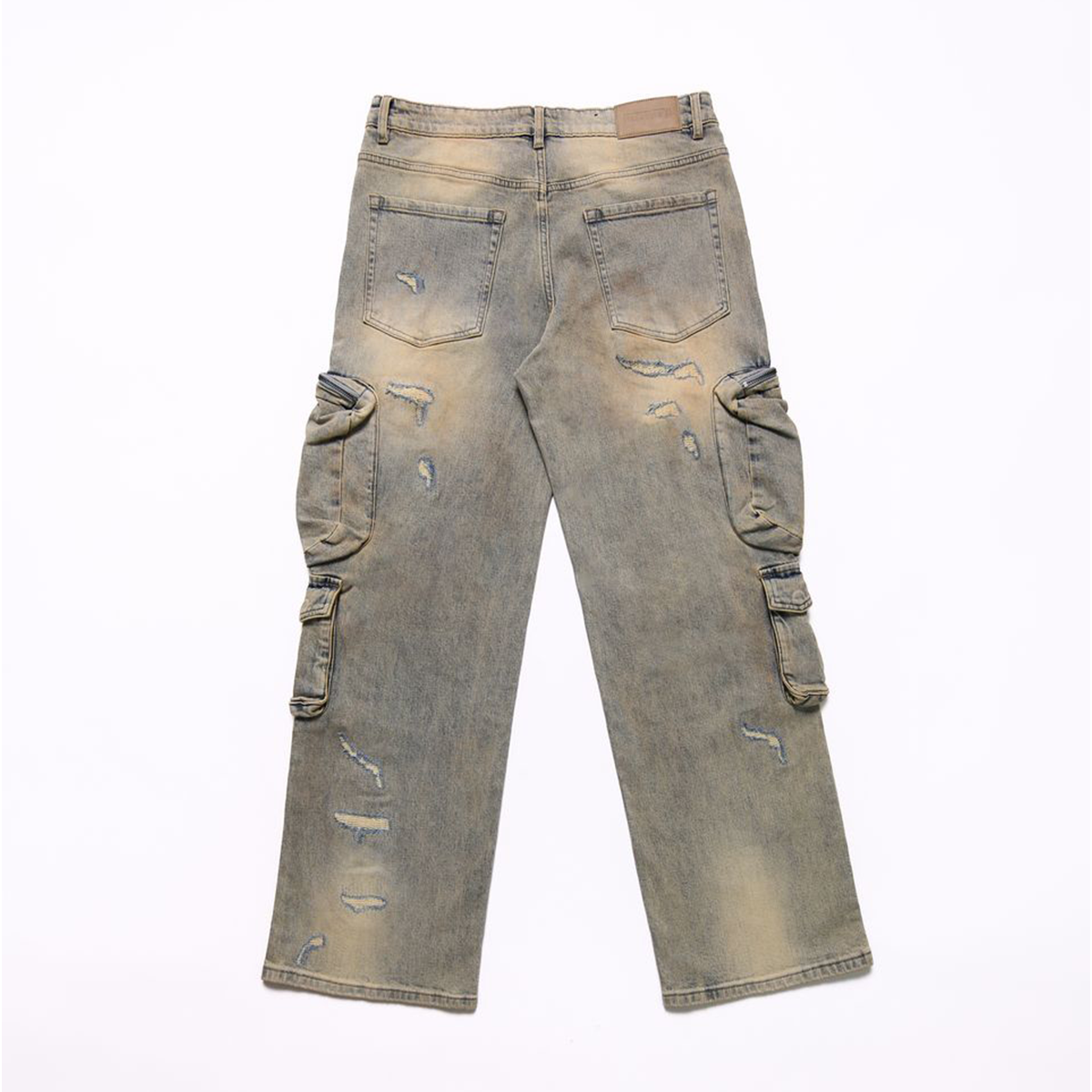 Elements of Art | Sunfade Relaxed Fit Cargo Denim