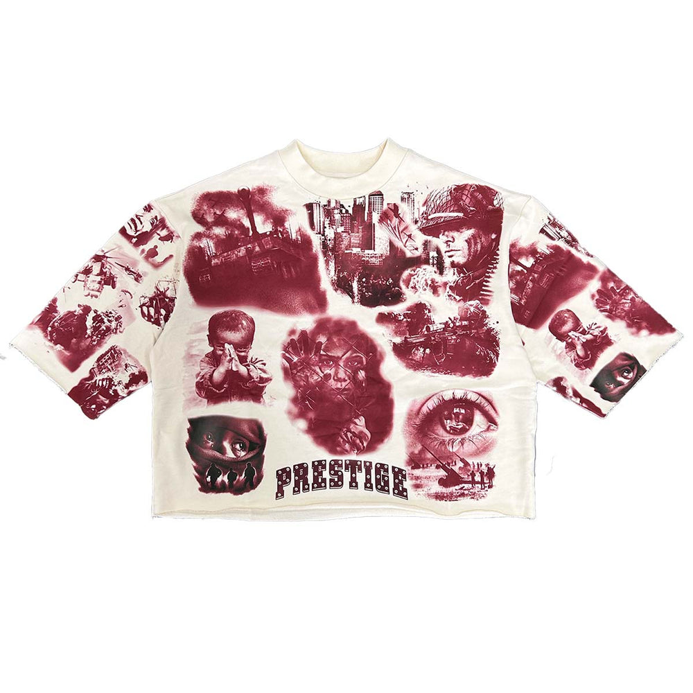 prestige-collection-glory-thru-pain-mens-cropped-tee-cream-red-6-rings-clothing