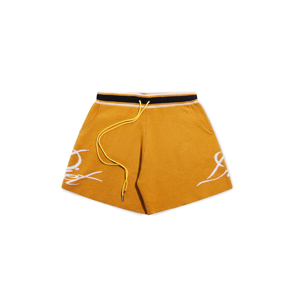 diet-starts-monday-knitted-script-shorts-yellow-6-rings-clothing