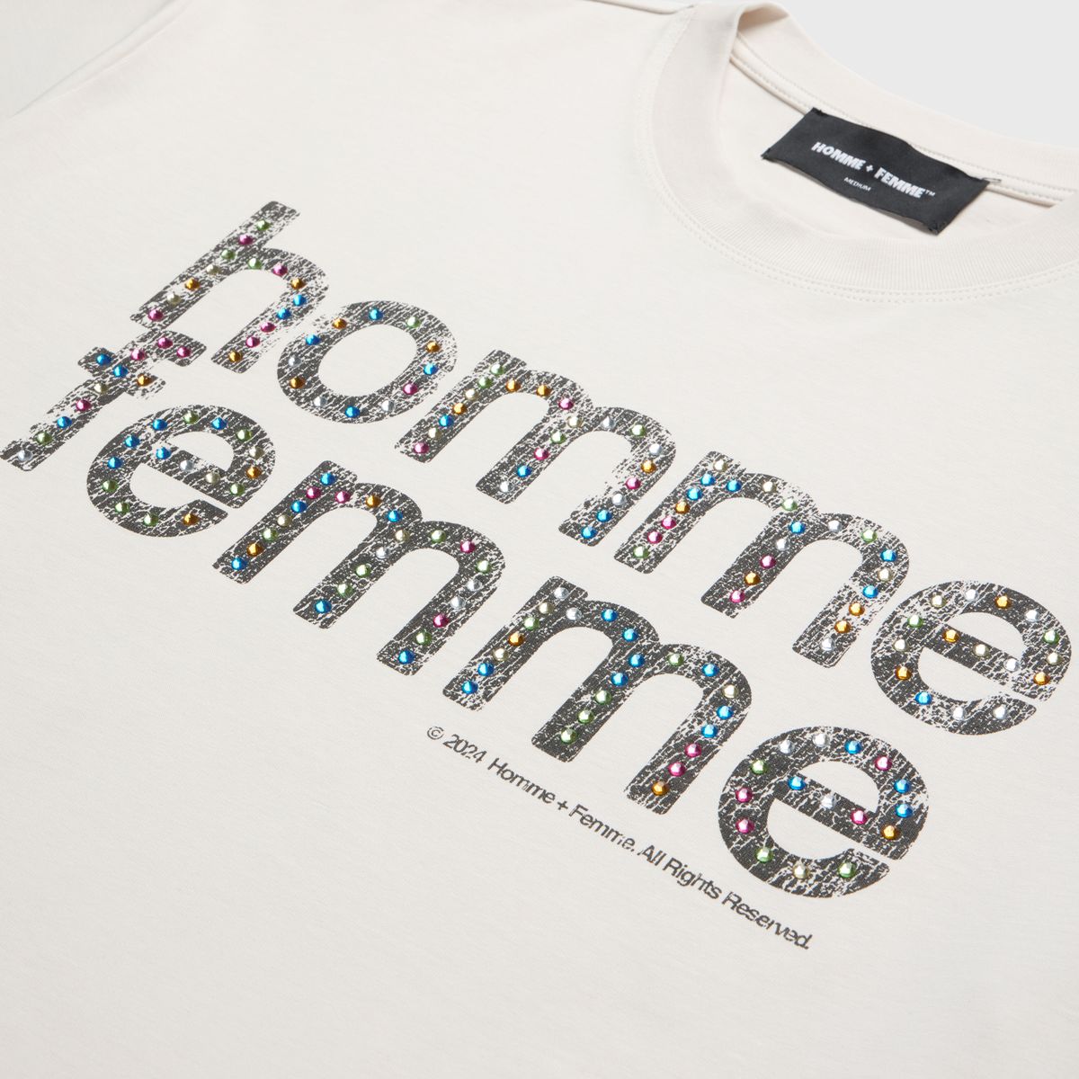 homme-femme-mardi-gras-cropped-rhinestone-tee-white-6-rings-clothing