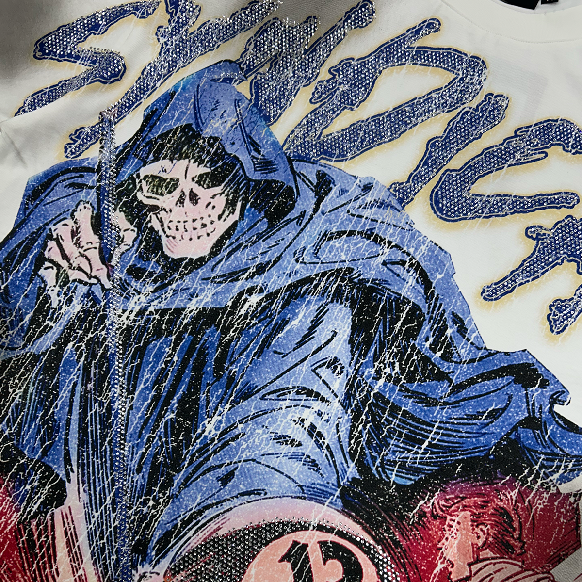 the-syndicate-reaper-rare-air-rhinestone-tee-white-blue-6-rings-clothing