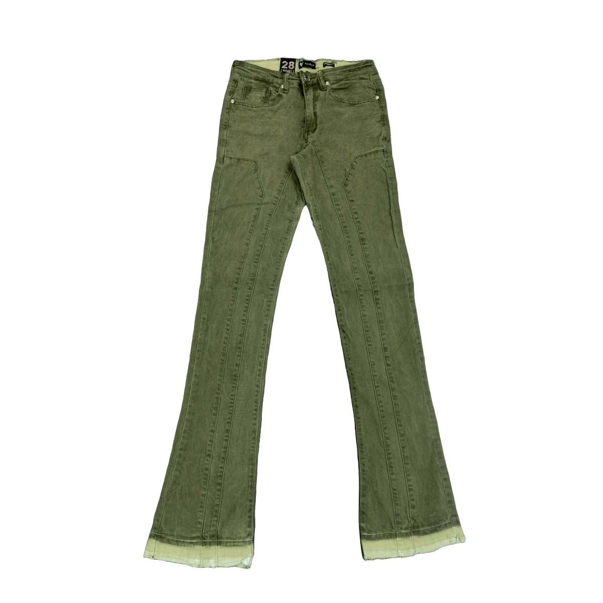 waimea-carpenter-stacked-jeans-olive-6-rings-clothing